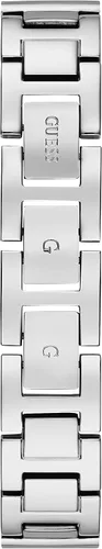 Vista 3 de GUESS Reloj de cuarzo para mujer con correa de acero inoxidable plata 135 Modelo GW0304L1