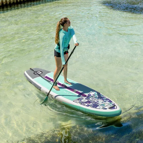 Vista 3 de BOTE Wulf Aero Kit de Tabla de Paddle Inflable para Estar de Pie Incluye Accesorios Remo Ajustable Bolsa de Viaje iSUP Bomba Inflable Correa