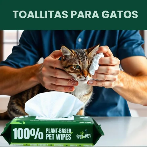 Vista 8 de PET N PET Toallitas para perros, 100 unidades, sin perfume, hipoalergénicas