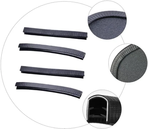 Vista 5 de BESPORTBLE 4 pares de cubierta protectora para tabla de peces, monopatín, parachoques de cubierta para patineta, protección contra impactos, tira