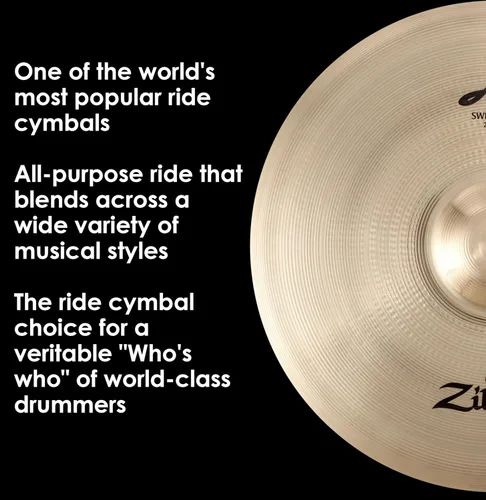 Vista 5 de Platillo Zildjian Serie A Sweet Ride - 21 InchBrilliant