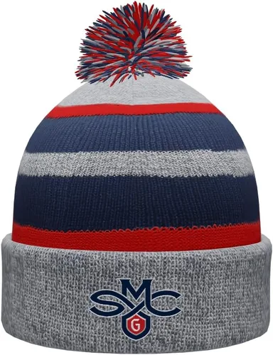 Vista 61 de NCAA Prime - Gorro de punto de invierno con pompón plegable