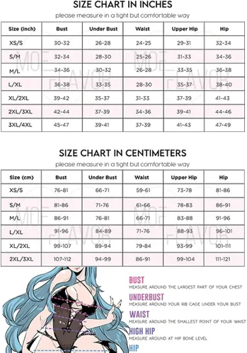 Vista 5 de MOEFLAVOR Traje de baño sexy de anime Neko Bikini Cosplay