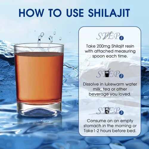 Vista 8 de Resina Shilajit pura del Himalaya, energía orgánica y apoyo a la inmunidad, máxima potencia con más de 85 minerales traza y ácido fúlvico, Shilajit