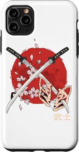 Vista 4 de Funda para iPhone 12 mini con forma de espada de samurái japonés antiguo