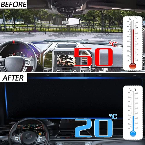 Vista 3 de Parasol plegable para parabrisas delantero de automóvil, protector de parasol de ajuste personalizado para Honda CR-V 2012 2013 2014 2015 2016
