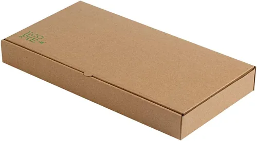 Vista 14 de Restaurantware - Cajas para pizza, 50 unidades, 14 x 7 x 1.5 pulgadas, embalaje de papel de cartón corrugado con bloqueo de pestañas, resistente a