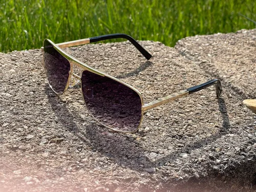 Vista 4 de Andrew Tate - Gafas de sol para hombre, de alta calidad, clásicas, polarizadas, cuadradas, estilo aviador, marco de metal duradero, 100% protección
