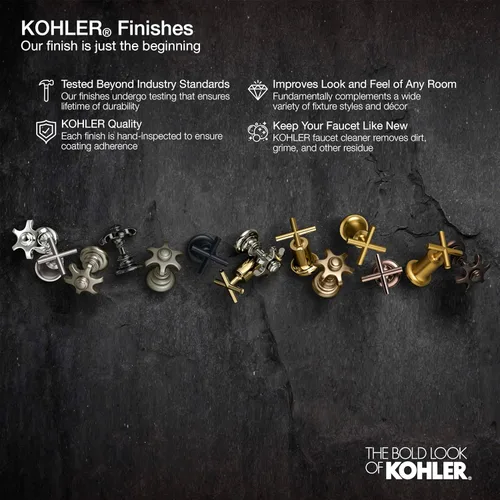 Vista 6 de KOHLER K- TS27043-3-BV Occasion™ RITE-TEMP VALVE TRIM, vibrante bronce cepillado