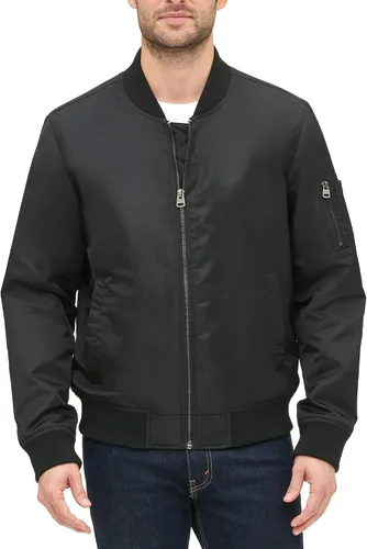Vista 7 de Levi's MA-1 Flight chamarra satinada sin relleno para hombre