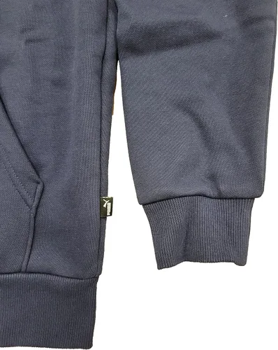 Vista 4 de PUMA - Sudadera con capucha Ess Fz Fl Us para hombre NegroBlanco