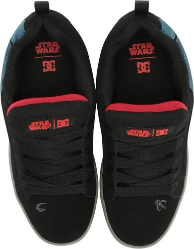Vista 5 de DC X Star Wars - Tenis de skate para hombre, NegroGris (Court Graffik)