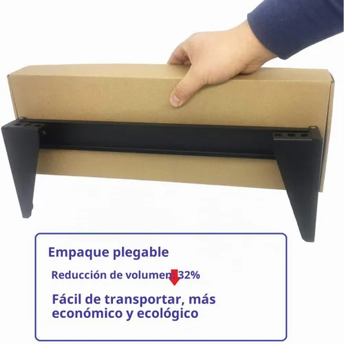 Vista 7 de Estante vertical de montaje en pared de 1U de 19" - Heavy Duty