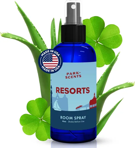 Vista 8 de Park Scents Resorts – Floridian Theme Park Inspired Luxury Hotel Fragrance Room Spray – Espray ambientador de trébol, aloe, cítricos y margaritas