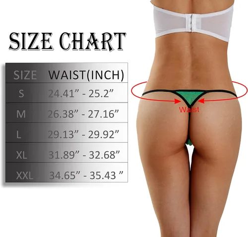 Vista 7 de Sexy Stretch Blend Micro T Back Low Rise Cheeky Exotic Tangas Variedad de patrones invisibles para mujer, Ropa interior regular y talla grande