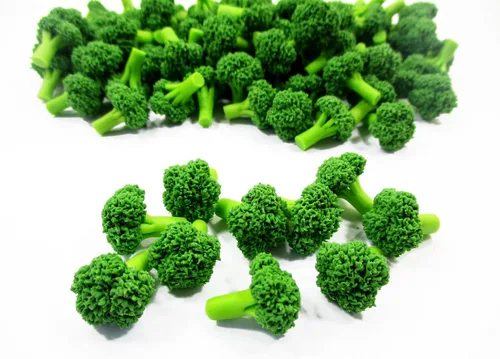 Vista 2 de 1:6 10 Ensalada de brócoli verde suelto en miniatura vegetal 12227