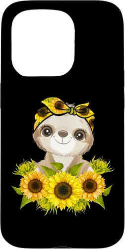 Vista 14 de Sunflower Garden Sloth Gardening Case for iPhone 17