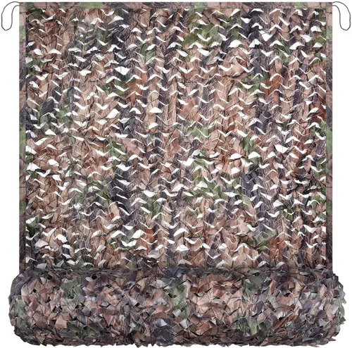 Vista 11 de iunio Red de Camuflaje, Red de Camuflaje, 10 pies×10 pies, 10x20 pies, 20 pies×20 pies, Respaldo de Malla Tela Oxford Red de Camuflaje Excedente