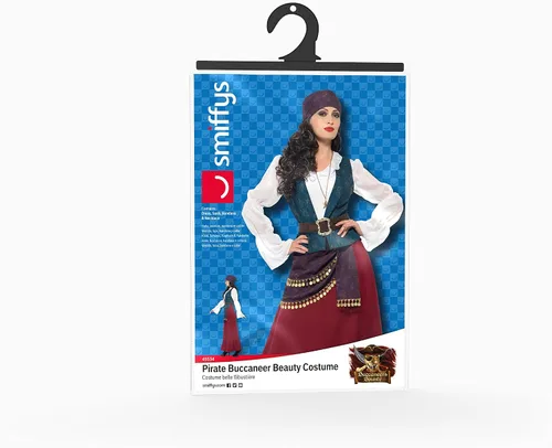 Vista 6 de Smiffys Women Deluxe Pirate Buccaneer Beauty CostumeAdult-Sized Costume