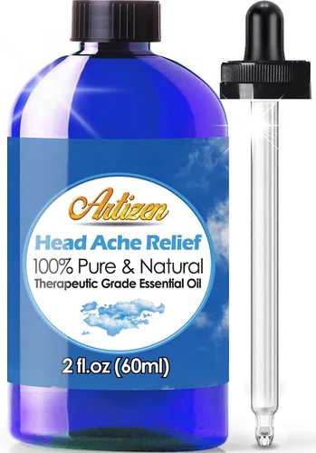 Vista 101 de Aceite esencial Artizen (100 % puro y natural, sin diluir) de calidad terapéutica, botella gigante. Ideal para aromaterapia, relajación, terapia