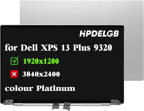 Vista 8 de Reemplazo para Dell XPS 13 Plus 9320 9PG51 09PG51 P151g J87XJ JNM7T 7G0RW 1920x1200 13.4 "LCD no táctil digitalizador Asamblea de pantalla (grafito)
