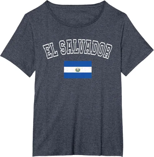Vista 80 de Camiseta vintage con diseño de la bandera de El Salvador