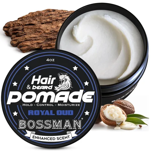 Vista 13 de Bossman Pomada Natural para Cabello y Barba para Hombres (Aroma Vetiver X) – Fijación Media e Hidratante para Peinado de Cabello, Barba y Bigote
