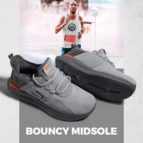 Vista 5 de FitVille Zapatos deportivos anchos para hombre con puntera ancha - Fresh Core