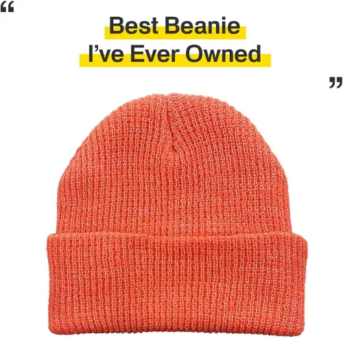 Vista 102 de KBETHOS Cómoda colección de gorros suaves y holgados de algodón de punto acrílico para invierno, cálido sombrero de esquí holgado unisex varios
