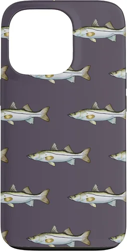 Vista 10 de Grey Snook Pattern Saltwater Fish Case for iPhone 17