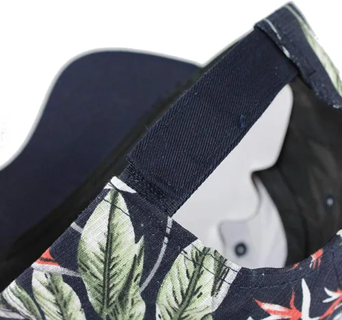Vista 9 de Cotton Washed Canvas Printed Hat Visor Unisex Sun Adjustable Baseball Caps Squad Visor