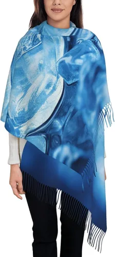 Vista 12 de Bufandas para mujer, bufanda cálida de invierno, con borla, manta de gran tamaño, bufandas de color negro, melocotón, rosa, chal
