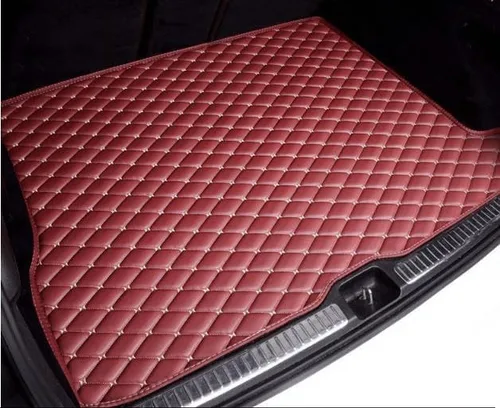 Vista 6 de Tapete de carga personalizado para maletero de automóvil, impermeable, antideslizante, protección para todo tipo de clima, material de cuero Negro