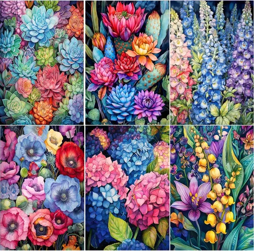 Vista 13 de EWJRNSF Kits de pintura de diamantes 5D para adultos principiantes, juegos de arte de diamantes, pintura de gemas y manualidades, decoración