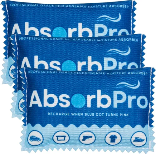 Vista 11 de Absorb Pro - Bolsa deshumidificadora recargable, 3.53 onzas de gel de sílice, 1 paquete