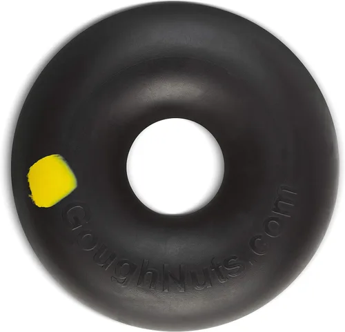Vista 19 de Goughnuts - Juguete de goma para morder para perros Med.75, verde, anillo
