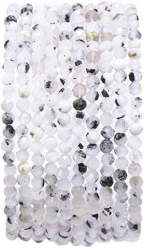Vista 76 de BEADIA Cuentas de piedra natural africana de turquesa faceted rondelle 3x4mm semipreciosas sueltas para hacer joyas 38cm