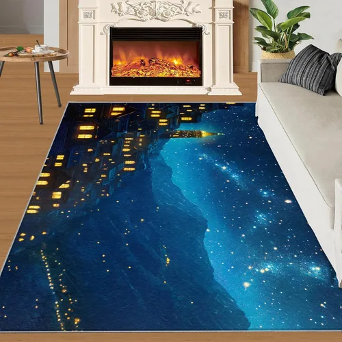 Vista 35 de Desert Dunes Rugs for Bedroom, Desert Landscape Area Rug, Natural Scenery Rugs for Living Room, Indoor Non-Slip Rug, Machine Washable Carpet for