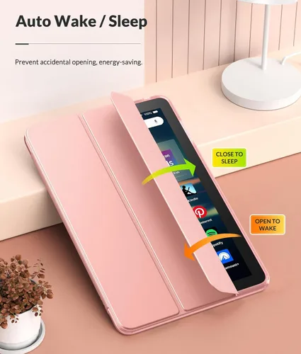 Vista 7 de MoKo Funda compatible con la nueva tablet Kindle Fire HD 8 y 8 Plus (12ª generación-versión 2024/2022) de 8 pulgadas, cubierta trasera de TPU suave