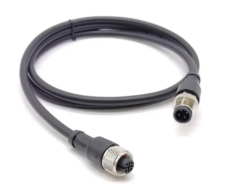 Vista 12 de Elecbee Conector M12 5 Pin A-Code Hembra a Hembra Cable terminado doble 1M/3.3ft