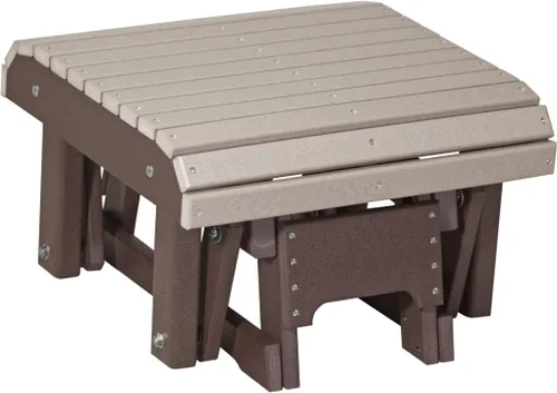 Vista 14 de LuxCraft Poly Glider - Reposapiés otomano (caoba antigua)