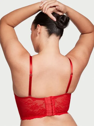 Vista 4 de Victoria's Secret VS Archives Rose Lace Corset Top, lencería para mujer (32B-38DD)