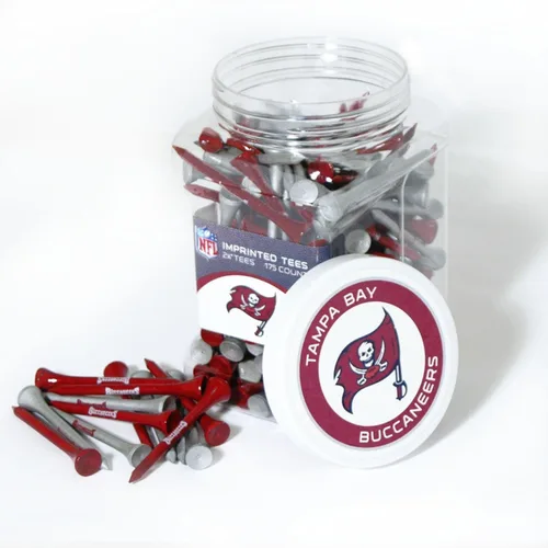 Vista 23 de Team Golf NFL Buffalo Bills Jar Of 175 Golf Tees 2-3/4" Golf Tees, 175 Pack, Regulation Size, Multi Team