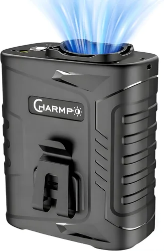 Vista 9 de Ventilador de cintura portátil – Batería de 6000 mAh, 3 velocidades, flujo de aire fuerte, hasta 16 horas de tiempo de trabajo, ventilador portátil