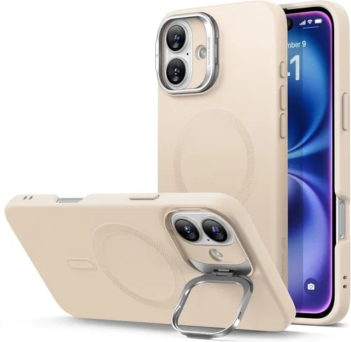 Vista 40 de ESR Funda para iPhone 13 Pro, compatible con MagSafe, protección de grado militar a prueba de golpes, soporte de anillo de cámara integrado, funda