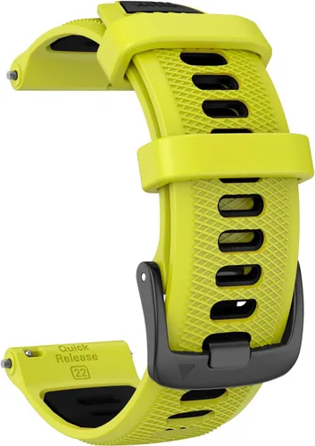 Vista 17 de ISABAKE Correa de silicona de liberación rápida de 22mm de reemplazo para Gamrin Forerunner 265, Forerunner 255, Garmin Vivoactive 4, Garmin Venu 2
