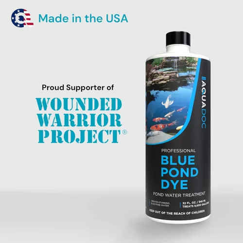 Vista 7 de Blue Pond Dye - Consigue agua de estanque hermosa y apta para peces - AquaDoc Pond Supplies