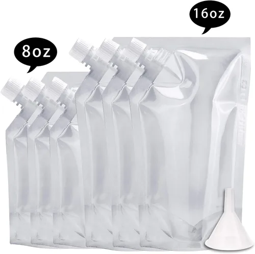 Vista 2 de Kit de bolsas ocultables y reutilizables para petaca, para ocultar alcohol