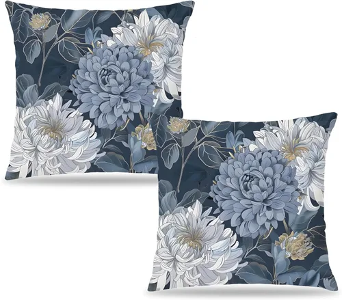 Vista 24 de Fundas de Almohada Gótica de Polilla y Mariposa 18x18, Fundas de Almohada Celestial de Luna de Academia Oscura para Sofá, Decoración Gótica