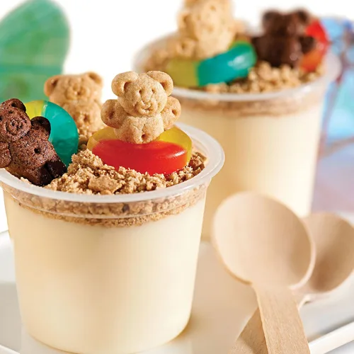 Vista 8 de Teddy Grahams Snacks Graham de chocolate, 6 cajas de 10 onzas